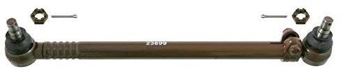 febi bilstein 23899 Lenkstange mit Kronenmuttern und Splinten, vom Lenkgetriebe zur 1. Vorderachse , 1 Stück