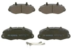 Bosch BP1245 - Brake Pads Car Front Axle - Bosch Quality - Reduced Noise and Dust - ECE-R90 Certified - Copper-Free - 1 Set of 4 Pads