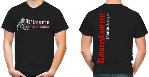 uglyshirt89 Kaiserslautern Ehre & Stolz T-Shirt | Herren | Schwarz | L