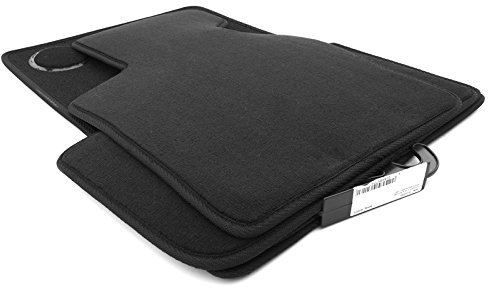 Fußmatten Velours Automatten Original Qualität Passgenau 4-teilig schwarz