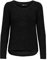 ONLY Geena Pullover Mujer Jersey de Punto Negro XL 65% poliacrílico, 35% Poliamida Regular