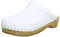 Berkemann / Soft-Toeffler/Weiß Kalbsleder/Art: 00412-100 / Unisex Holzclogs SizeMap 40.5
