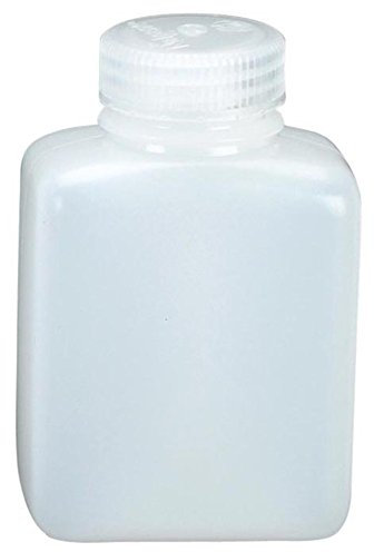 Nalgene Quadratische HDPE-Flasche mit schmaler Öffnung, 60 ml