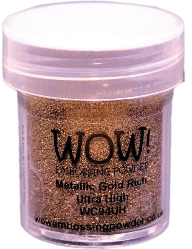 WOW! Embossing-Puder, Ultra High, 15 ml, Goldreich