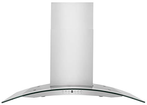 ZLINE 30 Convertible Vent Wall Mount Range Hood in Stainless Steel & Glass (KN4-30)
