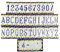 Numeri civici in ceramica,numero civico ceramica con soggetto limoni,oggetto da esterno colorati a mano nlp Misure:Numero H 12cm,L 4cm,spessore 0,7cm.