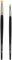 MR.HOBBYミスターホビー MB31 Mr. Weathering Brush Set, Soft, Brush, Painting Tool for Model Making, for Weathering Paints, Large & Small Brush, Soft, Black, Metal Colours, Aluminium, Plastic, Set of 2