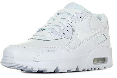 Nike Nike Air Max 90 Ltr (gs), Jungen Traillaufschuhe, Weiß (White/White 100), 37.5 EU