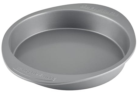 Farberware Nonstick Bakeware 9-Inch Round Cake Pan, Gray