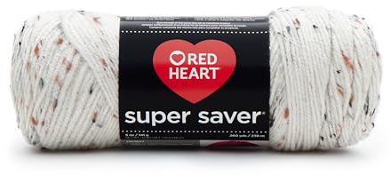 RED HEART Super Saver Yarn, Aran Fleck