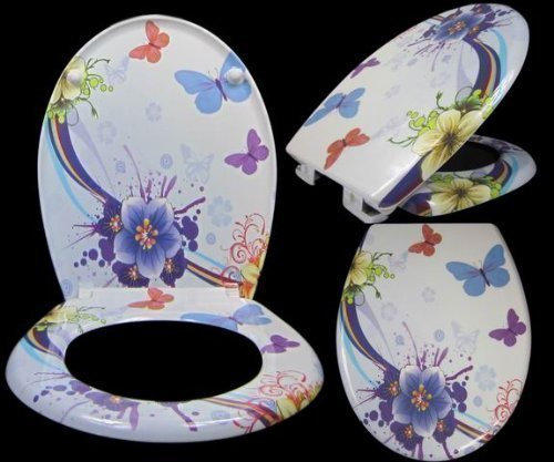 WC Sitz mit Absenkautomatik Butterfly Toilettensitz