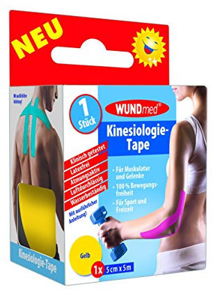 Kinesiologie Tape 5 Cmx5 m Gelb