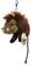 Sunny Toys 32093 - Plüsch Wildschwein mit Schlüsselanhänger, Circa 10 cm