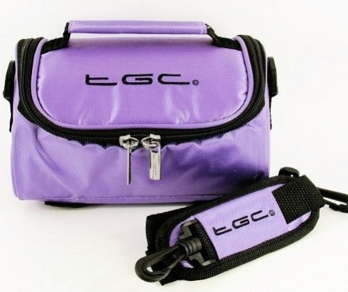 TGC ® Camera Case for Logitech UE BOOM Mini Bluetooth Speaker with Carry Handle (Electric Purple)