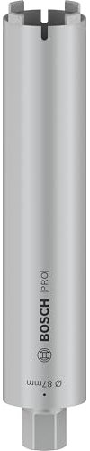 Bosch 1x PRO Multi Material Diamanttrockenbohrkronen für 1 1/4 Zoll UNC und Diamantbohrer (für Kalk- und Sandsteine, Ziegelstein, Ø 87 mm, Professional Zubehör Diamantbohrer)