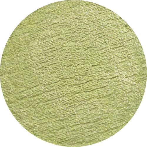 Eulenspiegel - Profi-Aqua Make-Up Perlglanz, Schminke 3,5 ml, Lindgrün | Wasserbasierte Schminke für Facepainting & Bodypainting, für Karneval & Mottopartys