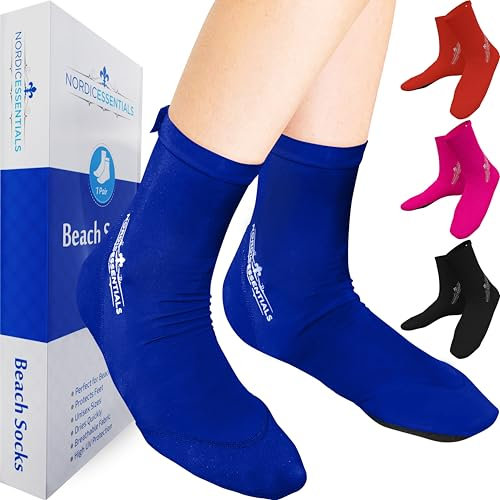 Nordic Essentials Beach Socks 1p (X-Small, Blue)