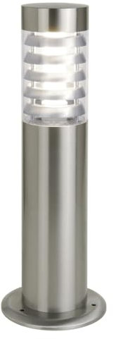 DOPO LIGHTING - potelet eclairage exterieur GALERNA (H.45cm) - borne eclairage exterieur - IP44 inox aisi 304 E27 18W - lampadaire exterieur - luminaire exterieur sur pied - lampadaire jardin