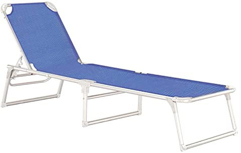 thera-papillon Klappstuhl Aluminium Doppelbett blau