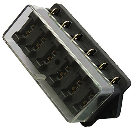 E Support Kfz 6-Fach-Sicherungshalter ATO ATC Sicherungskasten Flachsicherungen