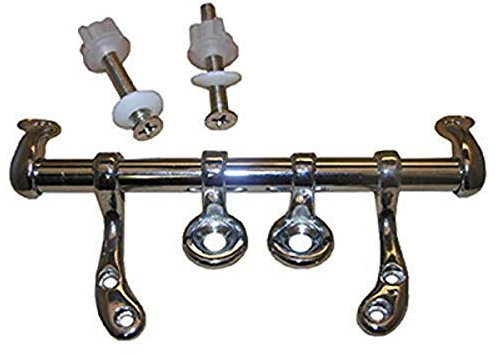 LASCO WC-Sitz Scharnier mit Bolzen und Muttern passend für die meisten verchromtes Metall