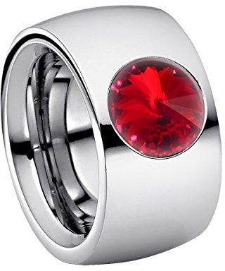 Heideman Ring Damen Coma Silber Edelstahl mit Zirkonia weiß Gr.50-65 | Coma Cocktailring Silber, Edelstahl, großer Zirkonia-Kristall, eleganter Damenring, hautfreundlich & nickelfrei, Geschenkidee