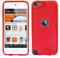 wortek® TPU Silikon Schutzhülle S-Line + extra Grip mit Logo Ausschnitt Apple iPod Touch 5 Rot