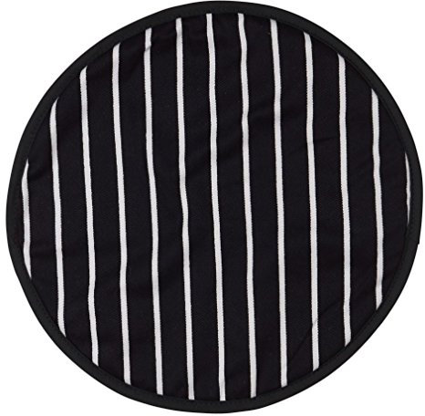 Dexam Rushbrookes Butchers Stripe Cook/Chefs Pad Hob Cover, Navy-16160009, 100Percent_Cotton, Blue, 37cm