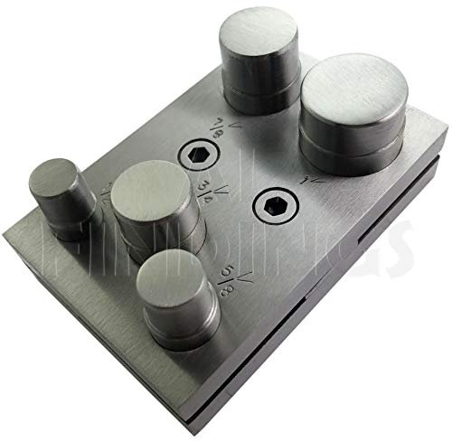 Jewellers Tools 5 XL Circular Disc Cutter : Cutting Tool Set of 5 Extra Large (1320)