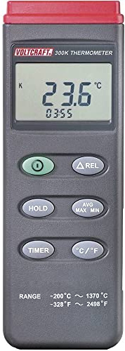 VOLTCRAFT K201 Temperatur-Messgerät -200 - +1370 °C Fühler-Typ K