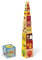 Janod - The 4 Seasons Square Pyramid - Stacking Blocks - Toddler Manipulation Toy - For children from the Age of 1, J02917, Andere Farbe