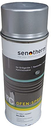 Senotherm Spray silber 400ml Ofenfarbe Ofenspray