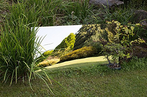 Reflect Acrylic Garden Outdoor Shatterproof Plain Mirror Sheet Square 2ft x 2ft