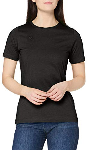 Erima Teamsport T-Shirt Damen Hell schwarz, 48 Damen