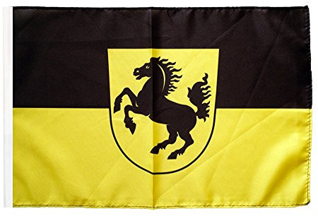 Flaggenfritze® Flagge Deutschland Stadt Stuttgart - 30 x 45 cm