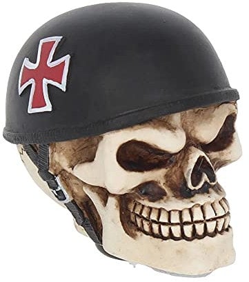 Nemesis Now Skull Racer Schaltknauf, 8,5 cm, Kunstharz, elfenbeinfarben