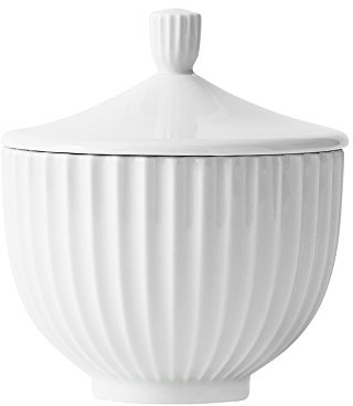 Lyngby Porcelæn Bonbonniere Ø10 cm Lyngby Dekoration Vielseitig, weiss