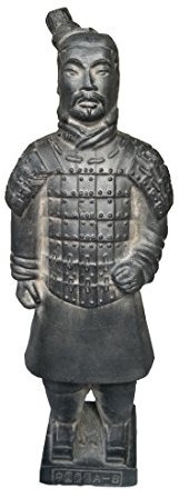 Terracotta Warriors, China, Qin Dynasty Terra Cotta Warriors Skulptur Home Display Tisch Geschenk Multi Präsentation 22,4 cm hoch, Soldier