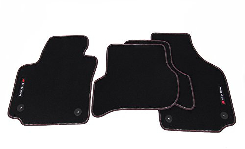 tuning-art C451 Fußmatten Sportline-Design passend für Seat Leon 2 1P 2005-2012