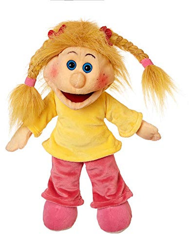 Living Puppets Menschliche Handpuppe Sandra für Erwachsene und Kinder geeignet, Größe: 33 cm, Handwäsche, W682