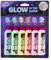 Tulip Glow Pack de 6 Flacons de Couleurs phosphorescentes pour Peinture 3D 37 ml