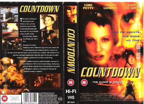 COUNTDOWN AKA SERIAL BOMBER (VHS) LORI PETTY~JASON LONDON