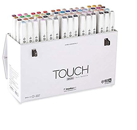 Touch Twin Brush Markers 60 Set A