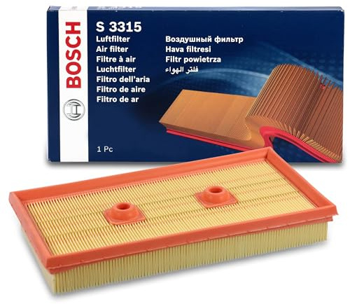 Bosch S3315 Car Air Replacement Filter | Separates Particles from the Air Intake - Moisture-resistant plus High Tensile Strength