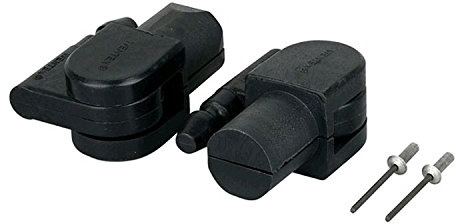 Innovative Systems Vorhangaufhänger (round drape support) Adapter Kit, schwarz