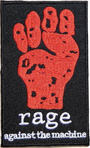 Rage against the machine Heavy Meatal Rock Punk Music Band Logo Patch Sew Iron on Embroidered Applikationen Badge Sign Kostüm Gift
