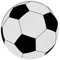 NEU Konfetti Fußball aus Pappkarton Ø 2cm 50 Stück