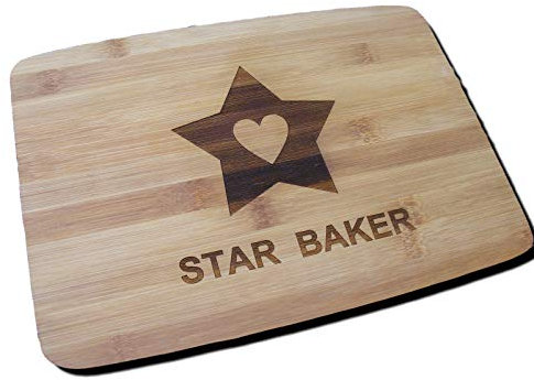 Great British Bake Off Star Baker Chopping Cutting Cheese Board GBBO