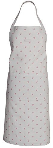 Sophie Allport - Hearts Unisex Adult Kitchen Apron, 100% Cotton, with Adjustable Neck Strap and Front Pocket