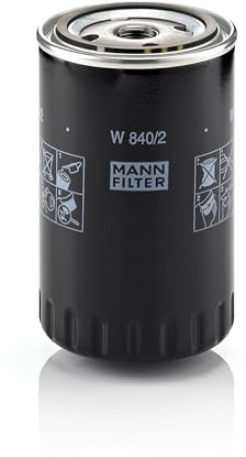 MANN-FILTER W 840/2 Oil Filter - for Cars + Transporters | For Passenger Cars, Highest Filtration Performance, Engine Protection, High Quality Sealing, True OE Engineering